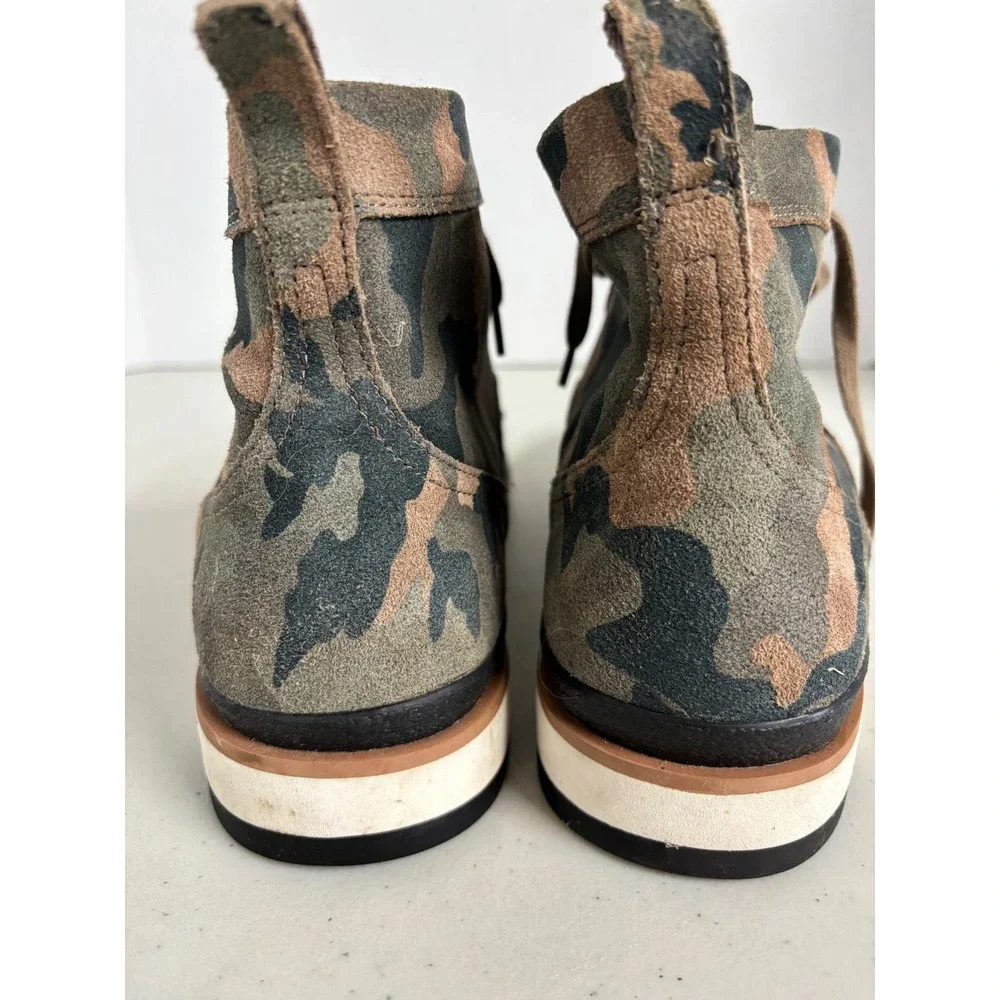 Hush Puppies Mens Camo Suede Chukka Boots HM01132-231 Wide 12 Camouflage Bounce+